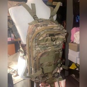 Desert Camo Sand Tactical Backpack. NWOT.